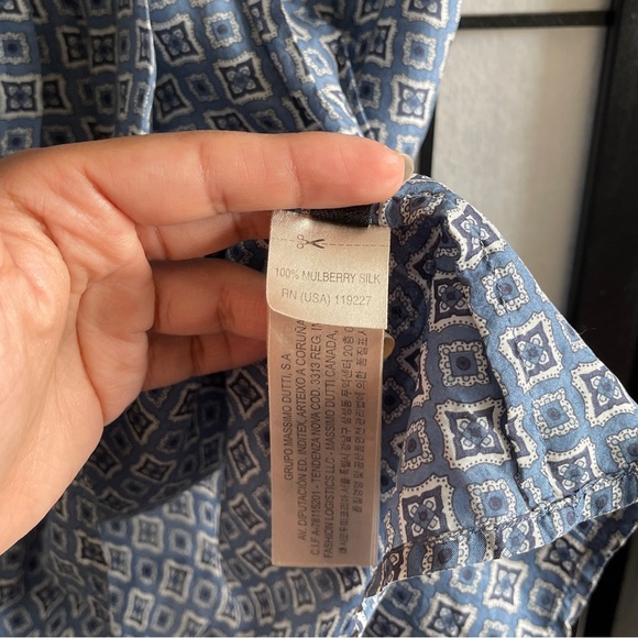 Massimo Dutti Women’s Silk Blouse Size 4 - Picture 3 of 6